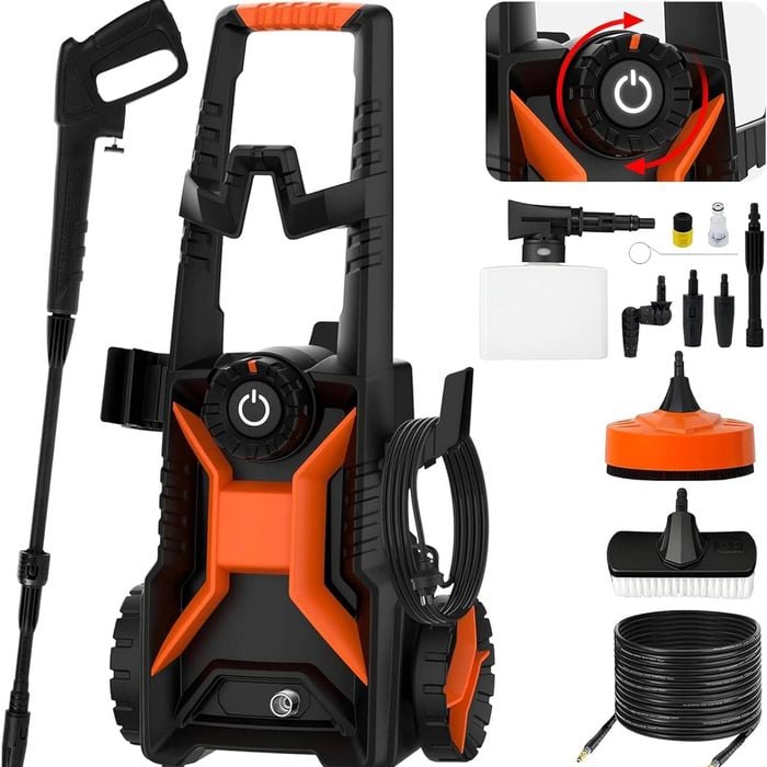 ADVWIN Pressure Washer 3800PSI with Spray Gun/8m Hose 2200W