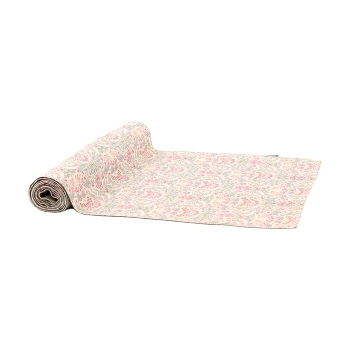 Bas Phillips Printed Linen Looks Table Runner Winter Delicates Small 35x150cm