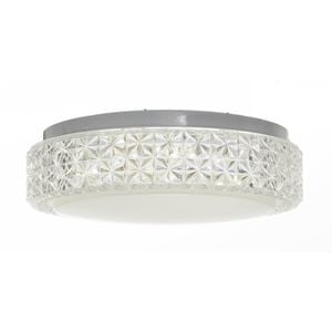Telbix White/Clear Amelia 28 Led Oyster