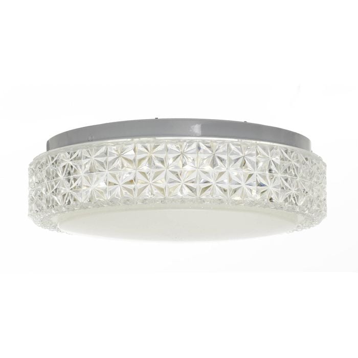 Telbix White/Clear Amelia 28 Led Oyster