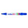 Artline Chisel Tip Permanent Marker 5mm (Pack of 12) (Blue)