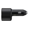 Samsung Super Fast Dual Car Charger (45W+15W) 2 Ports EP-L5300XBEGWW (Includes Cable) - Black