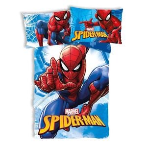 Marvel Spider-man Webmaze Cotton Quilt Cover Set - Toddler Bed Size