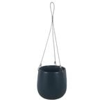 Northcote Pottery 11 x 9.5cm Blue Lily Ceramic Hanging Basket