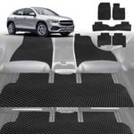 6D Diamond Car Floor Mats for Mercedes-Benz GLE-Class 2020-Current-Ultimate Set-Black-Outback GT