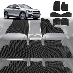 6D Diamond Car Floor Mats for Mercedes-Benz GLE-Class 2020-Current-Ultimate Set-Black-Outback GT