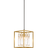 Gold 20CM Tael Crystal Pendants 1 Light