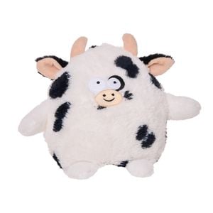Happy Tails Round Cow Plush Toy