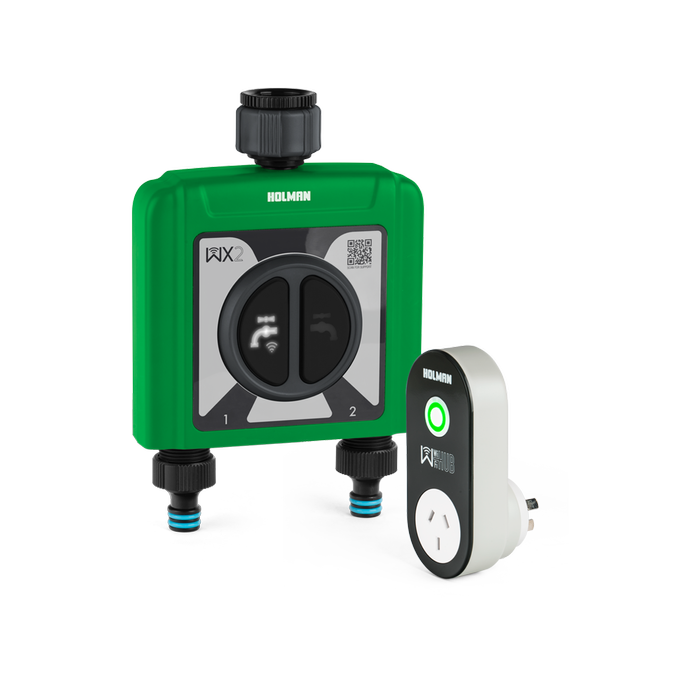 Holman WX2 Dual Outlet Tap Timer And Wi-Fi Hub