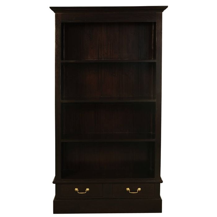Centrum Furniture Tasmania 2 Drawer Bookcase (Chocolate)