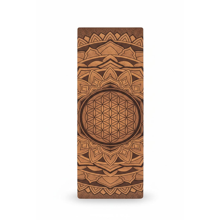 Zenvibes Extra-Thick Cork Yoga Mat 7mm - Peaceful Balance