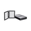 Nicola Spring Double 2 Photo Freestanding Hinged Folding Multi Picture Photo Frame - for 5x7" (13x18cm) Photos  - Pack of 5