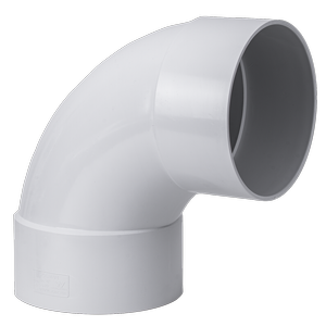 Holman 150mm 88° Female To Female PVC DWV Plain Bend