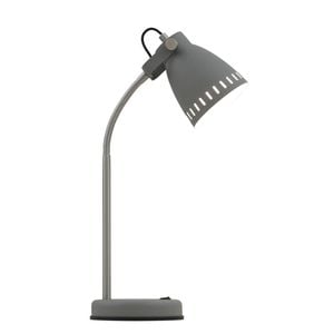Telbix Nova Contemporary Table Desk Lamp Light Metal Grey