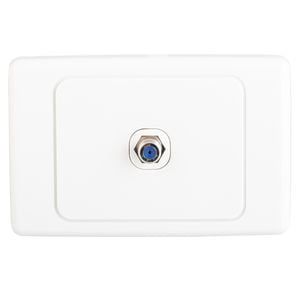 Deta Audio Visual Single F-Connector TV Outlet