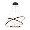 Lexi Lighting Trinity LED Pendant Light Small Black Iron Aluminum 2300 Lumens