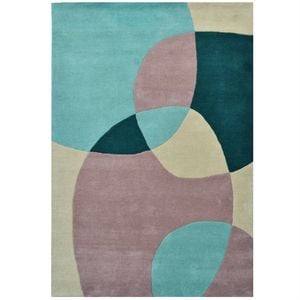 Modern Pebbles Handmade Wool Rug-6232-Mauve-190x280cm