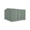 Absco Sheds 3.0 x 3.0 x 2.06m Pale Eucalypt Premier Double Door Garden Shed