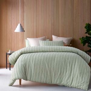 Vintage Design Homewares Reflections Sage Cotton Quilt Cover Set