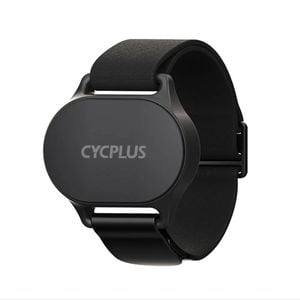NNEOBA Bluetooth And ANT+ Heart Rate Sensor Armband Ultra-Light Fitness Monitor Black