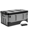 NNEOBA Foldable Camping Storage Box Waterproof Black