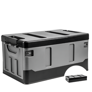 NNEOBA Foldable Camping Storage Box Waterproof Black