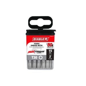 Diablo Power Bit T30 2" 15 Pack