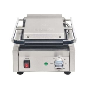 Apuro Single Contact Grill Ribbed Plates - Commercial Sandwich Presses (dy993-a)