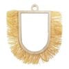 Urban Kiana Fringe 68cm Mirror Wall Home Decor - Natural