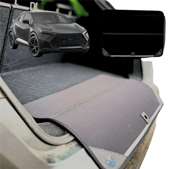 Rear Cargo Boot Bumper Protector for Toyota C-HR 2024 - Current Koba - XL (98 x 55) - Black