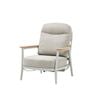 Deck Outdoor Concepts Anchorage Reclining Armchair Aluminium Outdoor Lounge in White