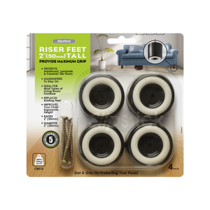 Slipstick 50mm Furniture Heavy Duty Riser Tall - Set of 4