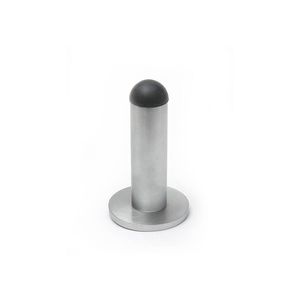 Lemaar 75mm Satin Nickel Round Pole Door Stop