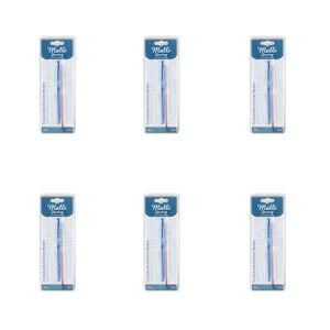 6x 2pc Malli Aluminium Crochet Needle Hook Set Yarn Crafting/knitting Tools