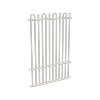 ProtectorAl 350 - 1200 x 1800 mm Surfmist Aluminium Loop And Spear Pool Fence Panel With Mid Rail
