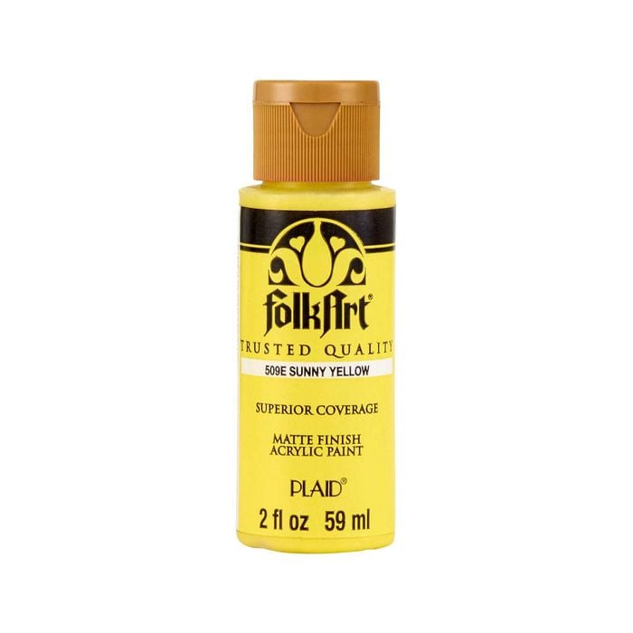 Folkart Premium Acrylic Paint 59ml Sunny Yellow