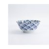 Tokyo Design Bowl Blue Wave Motif Porcelain Microwave Dishwasher Safe 15x7cm