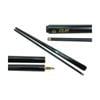 Cuemaster Black 2-Piece Cue Metallic Finish 57 inch Billiards/Pool/Snooker