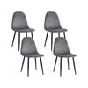 Dining Chairs Grey x4