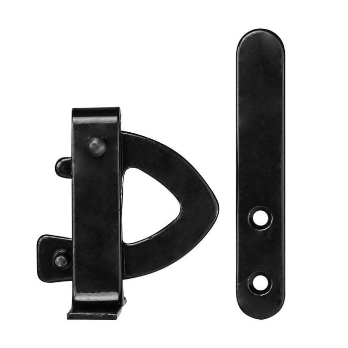 Pinnacle Black D Pattern Gate Latch