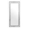 Elegant Collections Medium Black Beaded Mirror