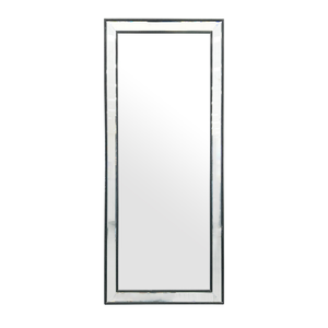 Elegant Collections Medium Black Beaded Mirror