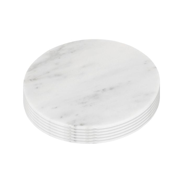 Argon Tableware Round Marble Placemats - 30cm - Pack of 6
