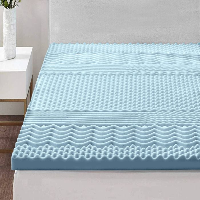 Giselle Memory Foam Mattress Topper Cool Gel W/bamboo Cover 5cm - King