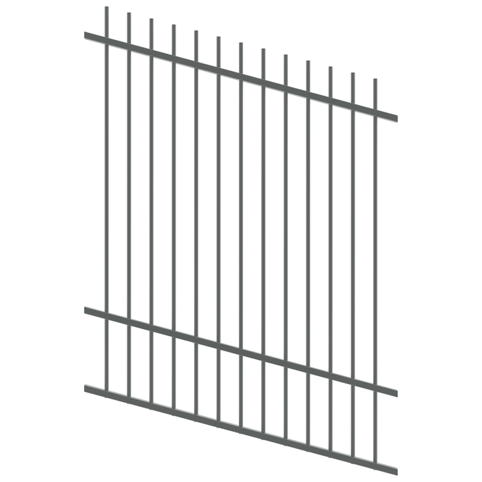 ProtectorAl 350 - 1200 x 1500mm Monument Raked Up to 15º Picket Top Pool Fence Panel