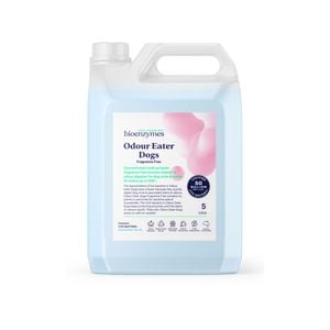 BioEnzymes Odour Eater Dogs Fragrance Free 5lt. Enzyme dog urine remover & cleaner with live bacteria