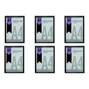 6PK Frankie & Me Picture Frame A4 Photo Holder Home/Office Decor Black