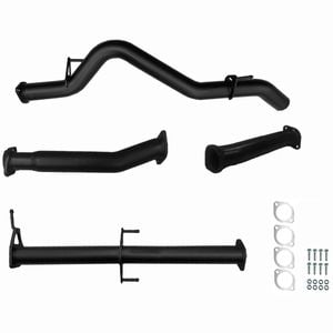 Ignite Exhausts Dpf Back For Mitsubishi Mq Triton 2.4l 3" With Pipe Only Black Aluminised Steel