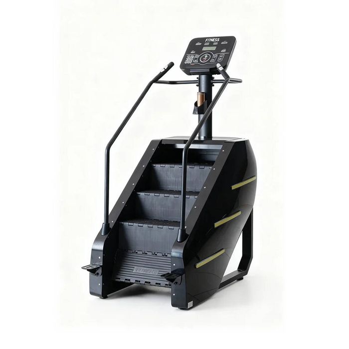 Stair Climber Machine - Heavy-Duty Carbon Steel with LED Display & Wide Steps