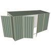 Build-A-Shed 1.2 x 3.7 x 2.0m Skillion Double Hinged Side Doors Shed - Green